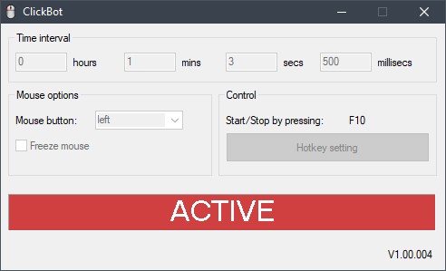ClickBot Screenshot